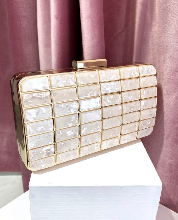 CLUTCH DORADO NÁCAR