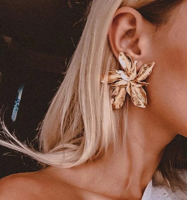 PENDIENTES FLOR