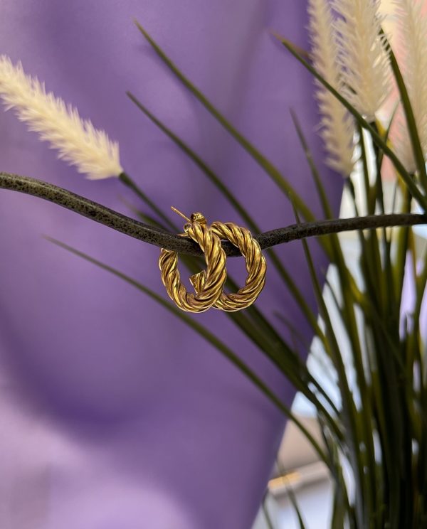 PENDIENTES AROS BRAIDED