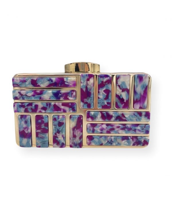 CLUTCH ACUARELA MORADO