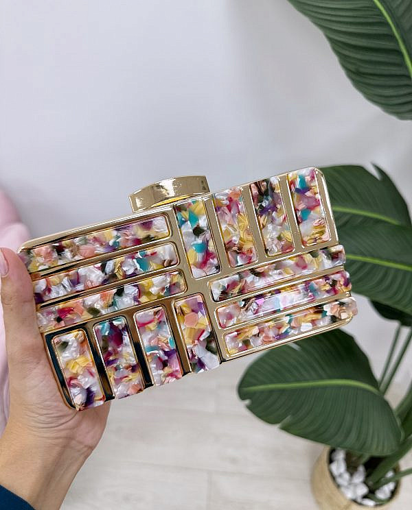 CLUTCH ACUARELA ROSA