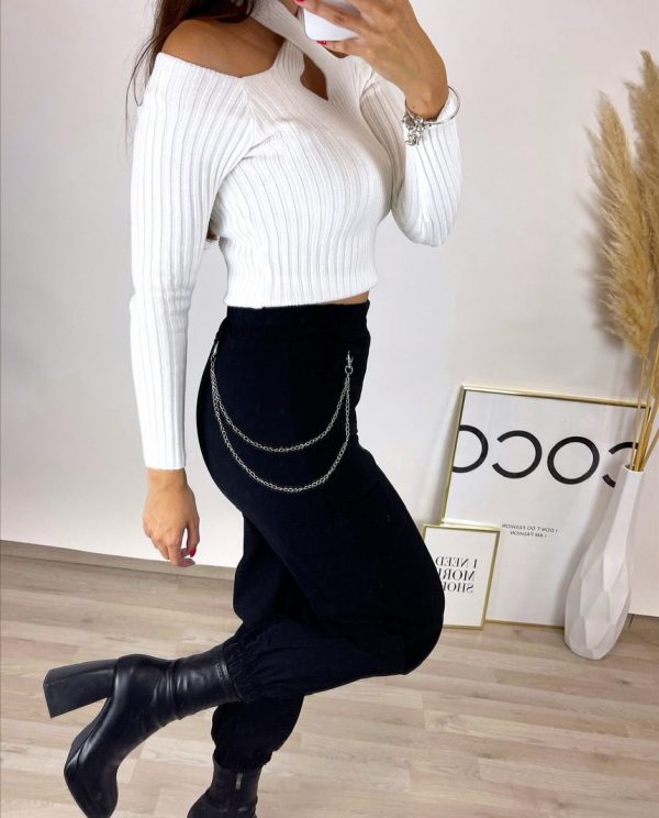 PANTALÓN CARGO NEGRO