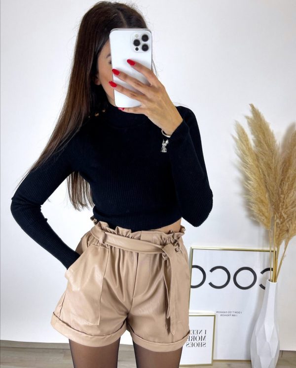 SHORT POLIPIEL LAZADA BEIGE