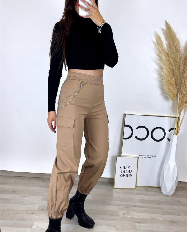 PANTALÓN CARGO CAMEL