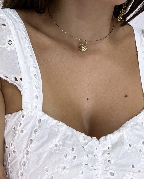 CHOKER RÍGIDO SOL Y LUNA