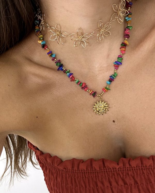 CHOKER FLOR NENÚFAR