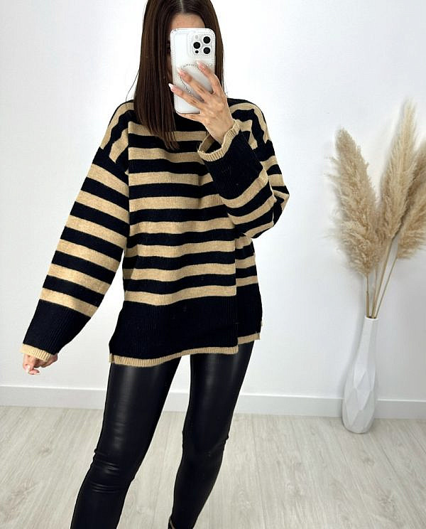 JERSEY RAYAS CAMEL