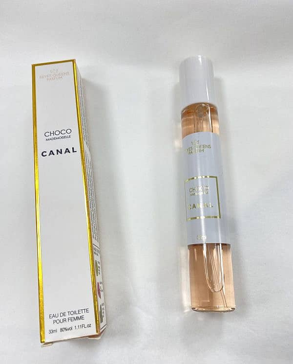 PERFUME MINI TALLA CHOCO CANAL