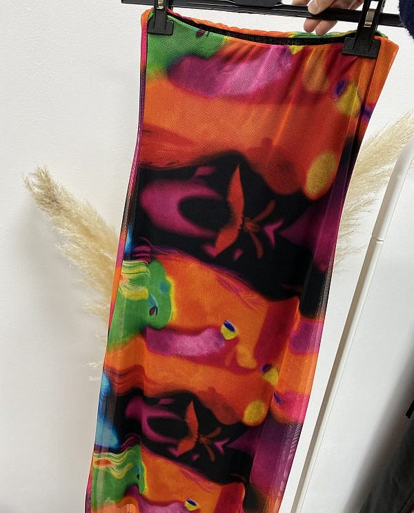 VESTIDO TUBO COLORES OSCURO