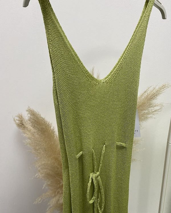 VESTIDO HILO VERDE