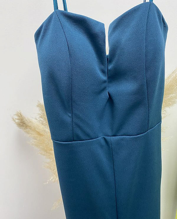 VESTIDO PALABRA DE HONOR PETROLEO