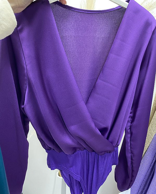 BODY SATINADO MORADO