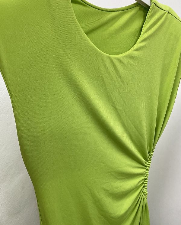 VESTIDO APERTURA VERDE LIMA