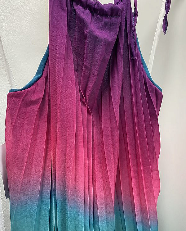 VESTIDO PLISADO COLORES