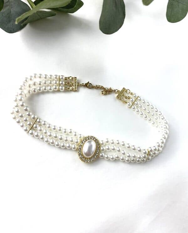 CHOKER PERLADO
