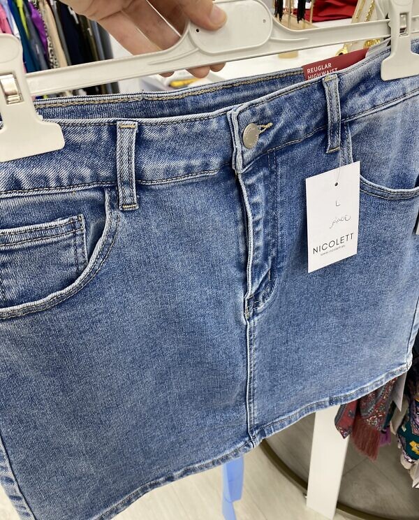 FALDA BASIC DENIM