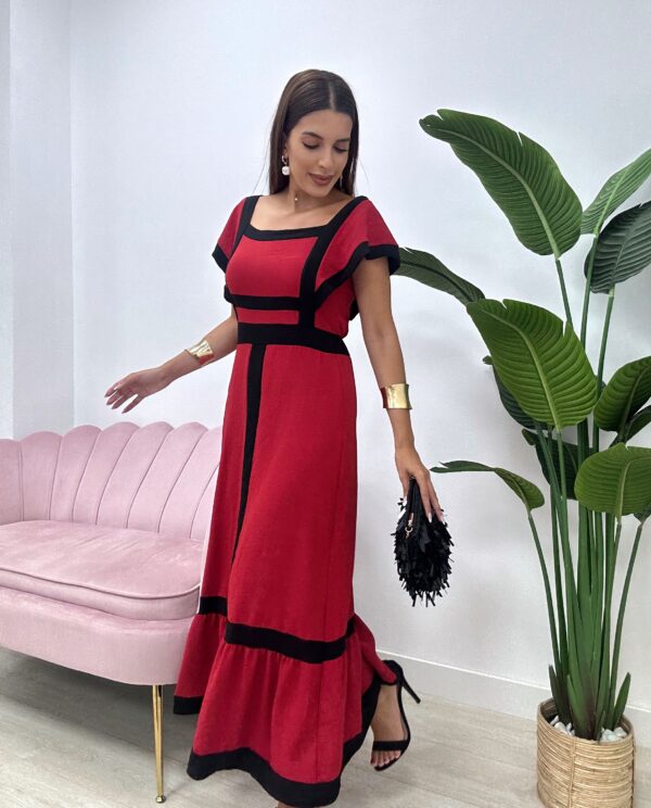VESTIDO LENA ROJO