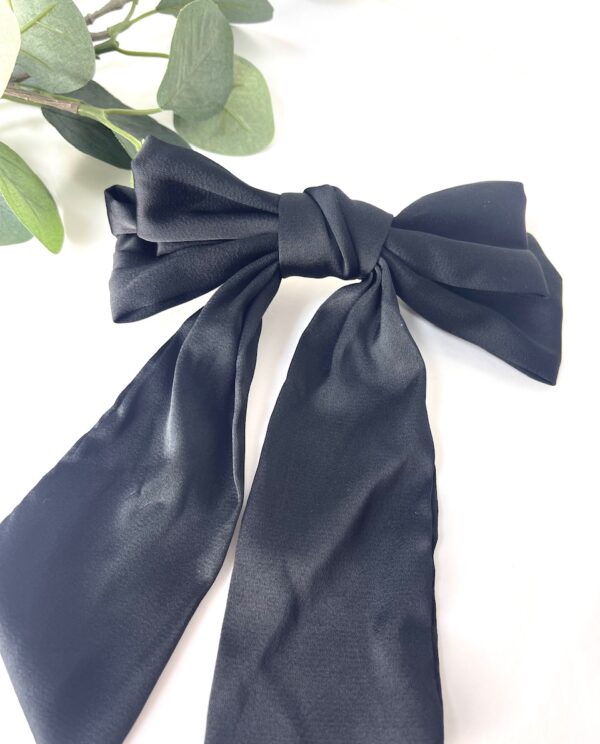 LAZO LADY SATINADO NEGRO