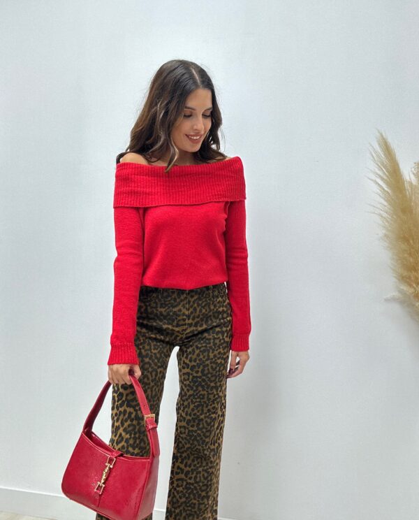 JERSEY BARDOT ROJO