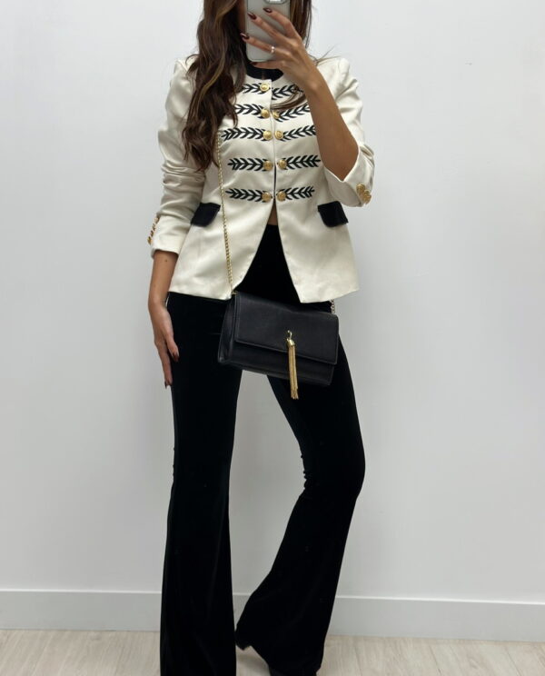 PANTALÓN CAMPANA TERCIOPELO NEGRO