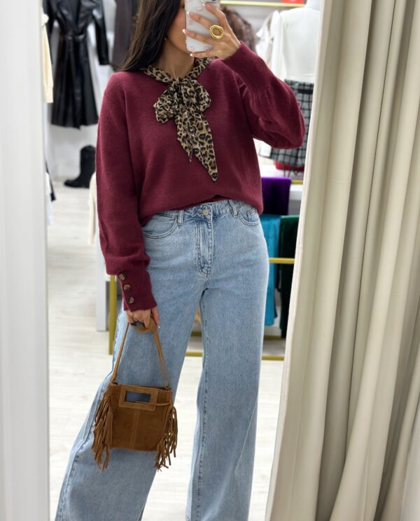 JERSEY CUELLO LAZO LEOPARDO