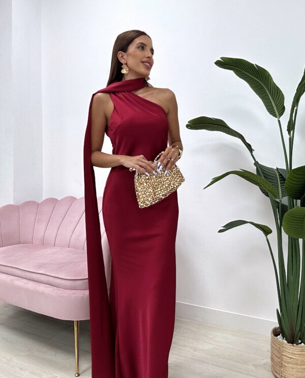 VESTIDO MARLIN BURDEOS
