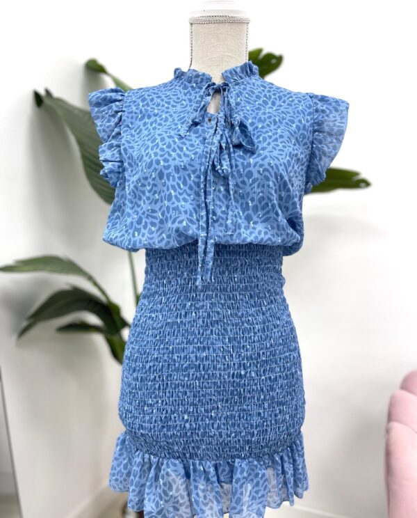 VESTIDO OCEAN FRUNCIDO