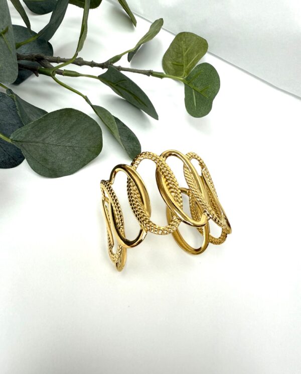 BRAZALETE LUXURY DORADO