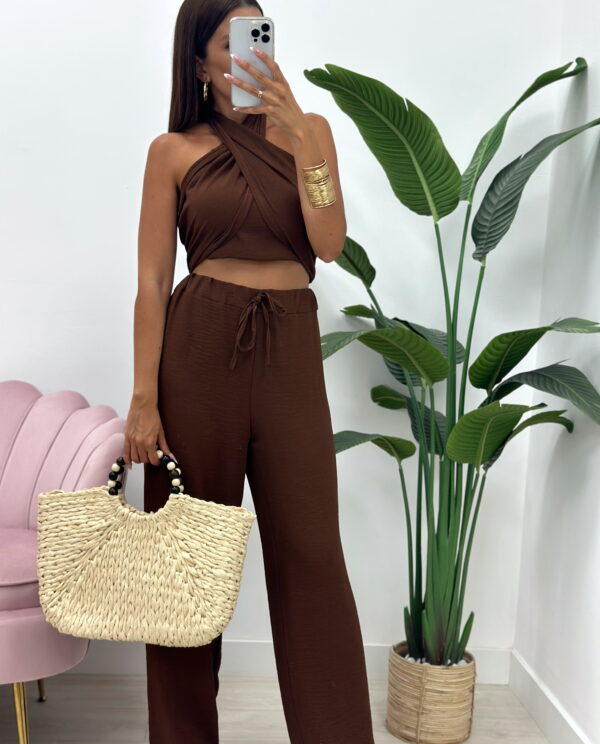 CONJUNTO SAONA MARRÓN