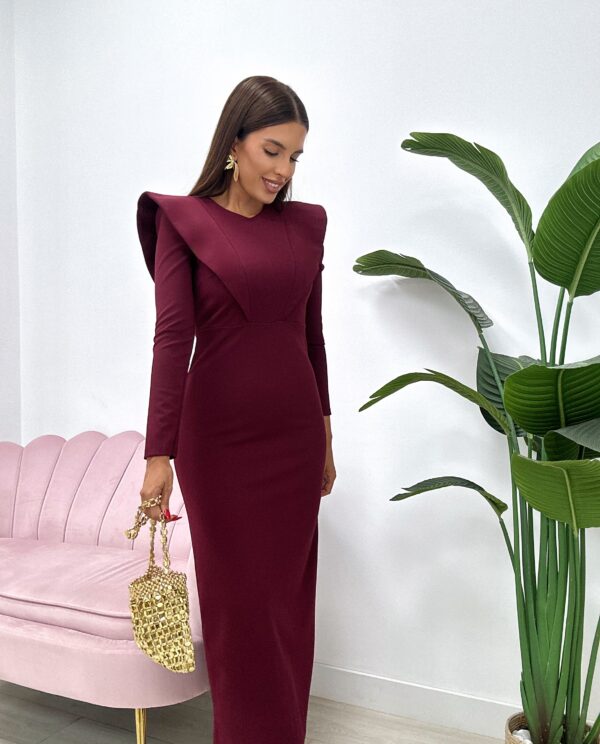 VESTIDO VELASCO BURDEOS
