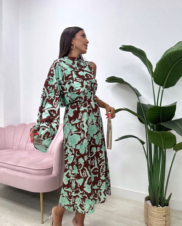VESTIDO TELVA CON CAPA