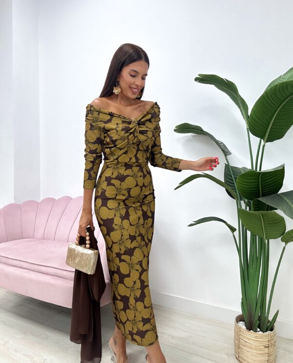 VESTIDO SIENNA MARRÓN