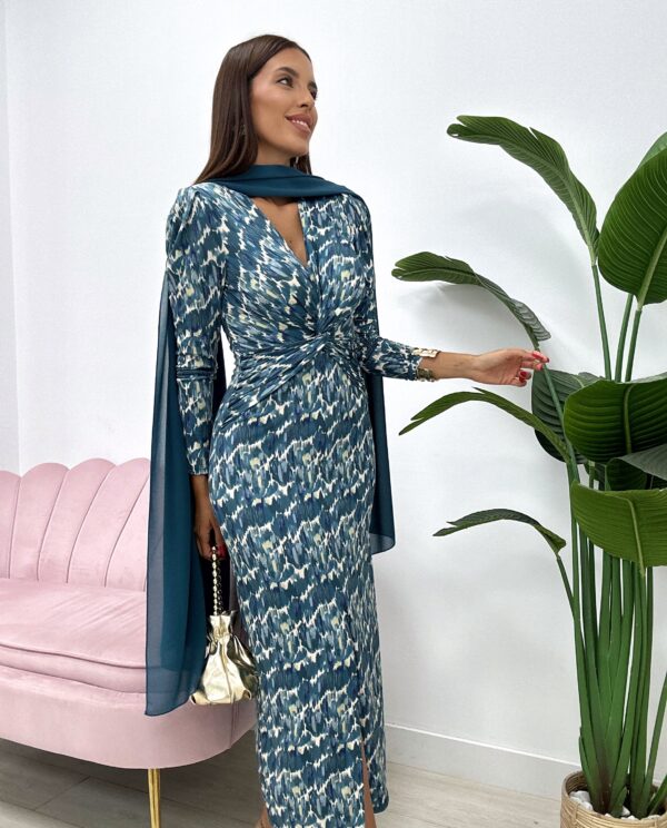 VESTIDO COIMBRA PETRÓLEO