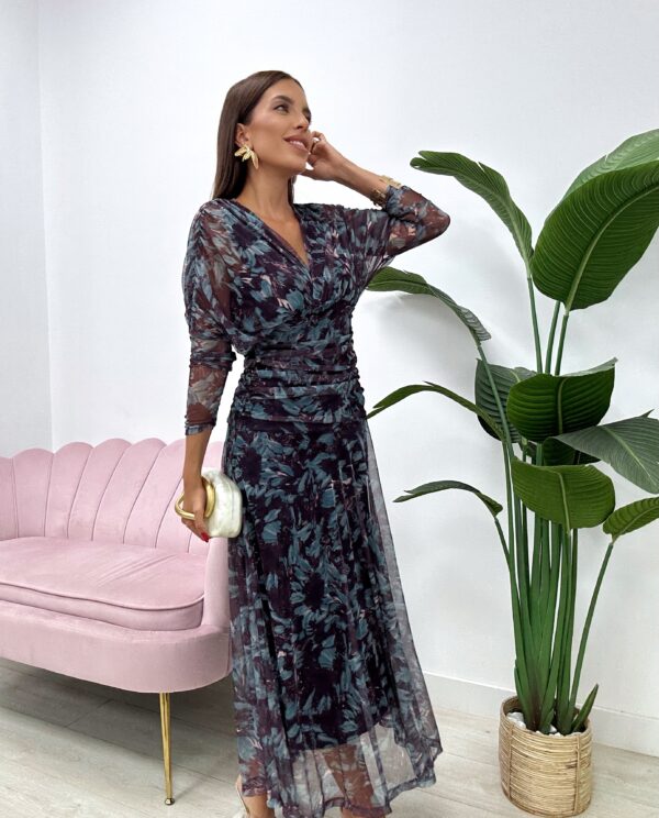 VESTIDO VERA ESTAMPADO AZUL