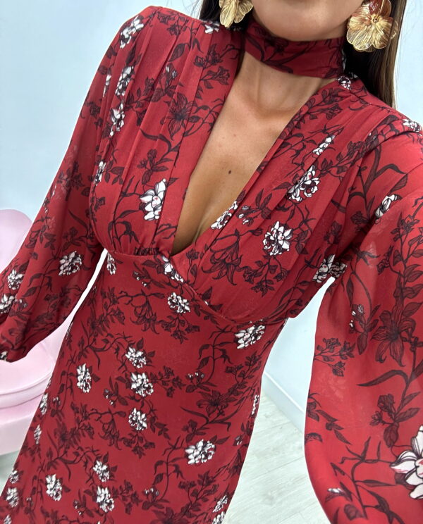 VESTIDO SALINERO ROJIZO