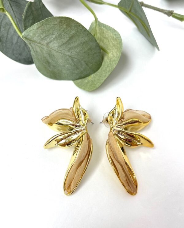PENDIENTES GOLDEN PETAL