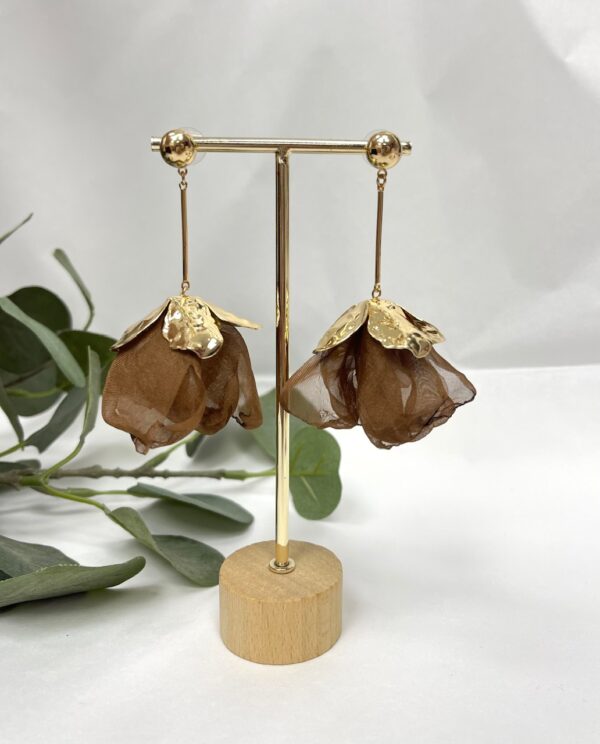 PENDIENTES FLOR CANELA