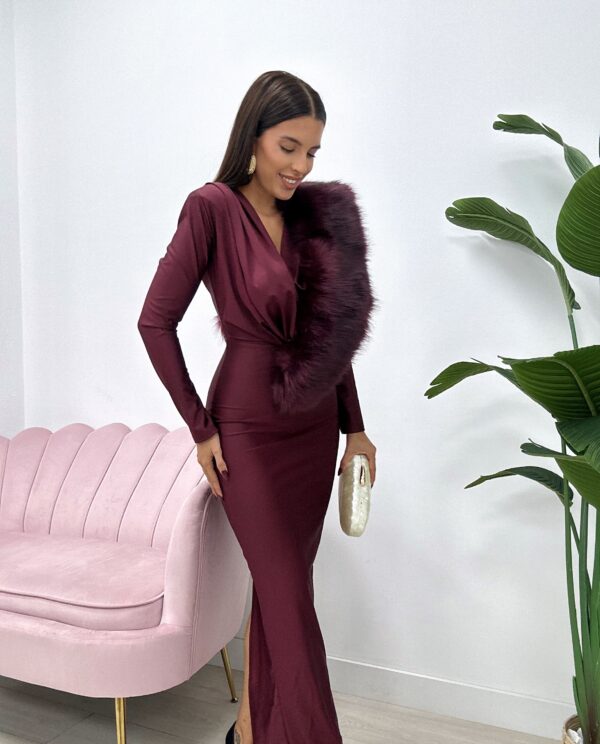 VESTIDO LIZZY BURDEOS