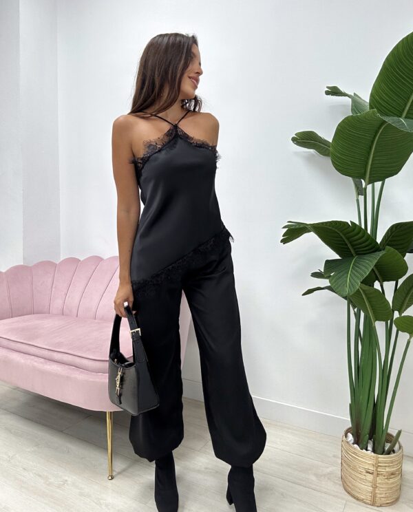 PANTALÓN GLOBO SATINADO