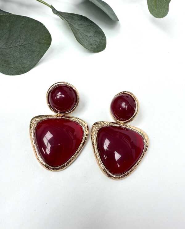 PENDIENTES OLAV BURDEOS