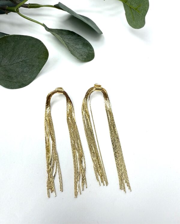 PENDIENTES RABÍ DORADO