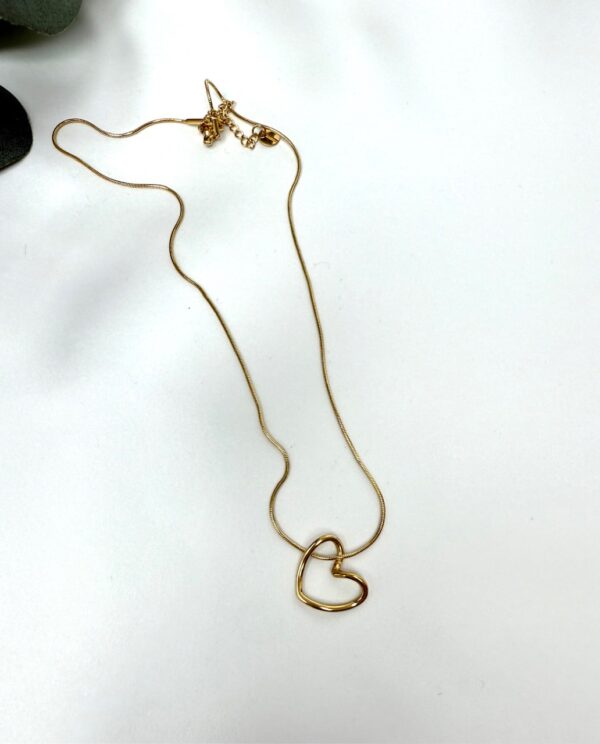 COLGANTE HEART DORADO