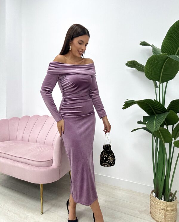 VESTIDO GALLEGO MALVA