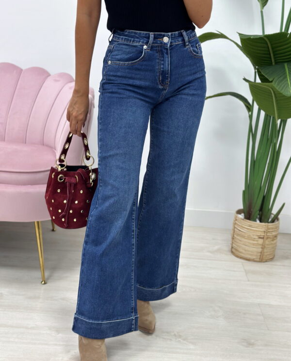 PANTALÓN DENIM DOBLADILLO