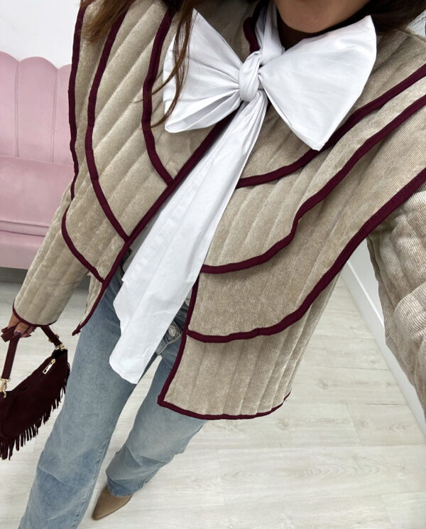 CHAQUETA CHARLES BEIGE