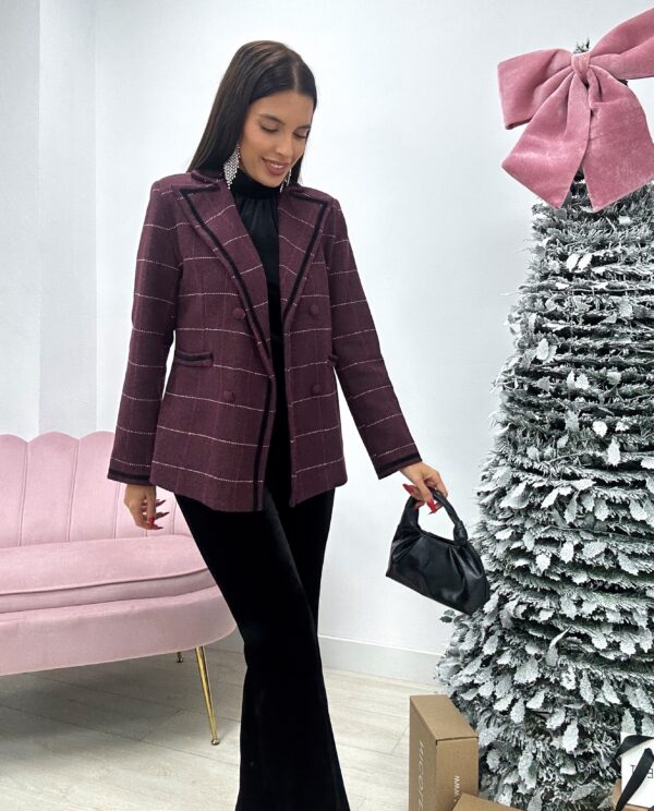 BLAZER MÓNACO BURDEOS