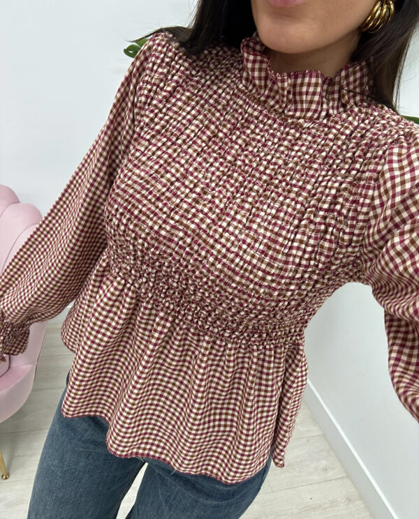 BLUSA FRUNCIDA VICHY