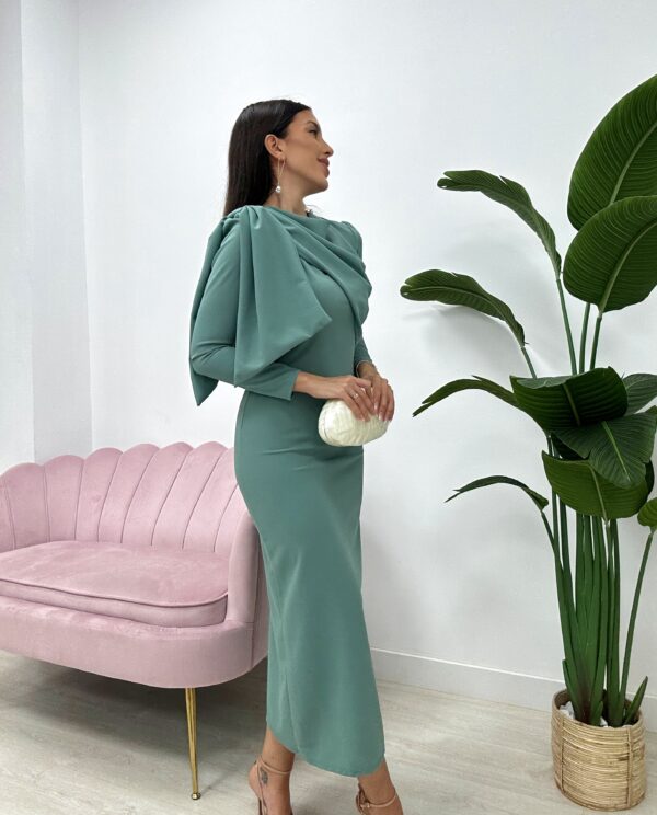 VESTIDO CAILIN VERDE AGUA