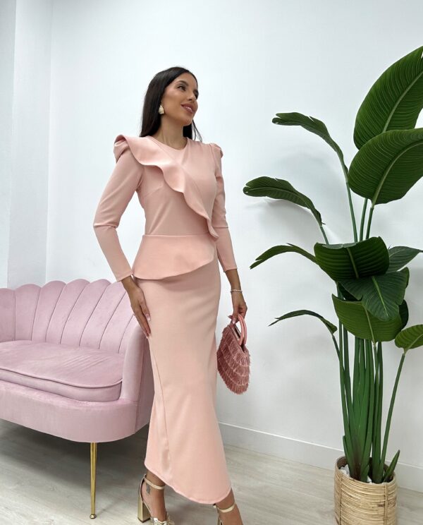 VESTIDO HIRAYA ROSA NUDE