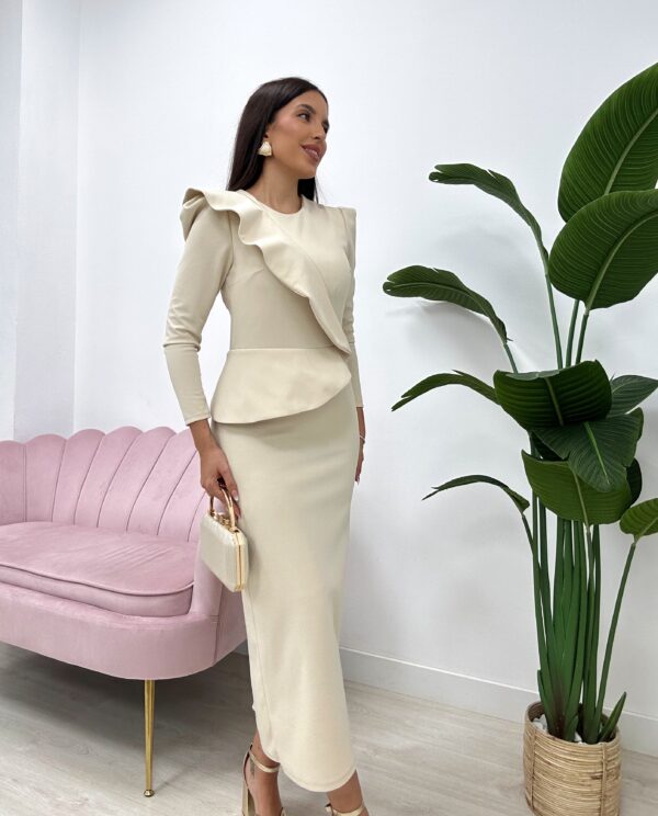 VESTIDO HIRAYA BEIGE